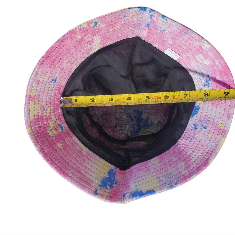 NWOT Girls Bundle Tye Dye Bucket Hat & Hair Bows 5 Pack